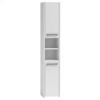 Topeshop S30 baltas vonios kambario spintelė Baltas
