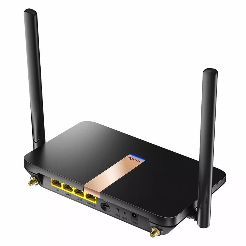 Cudy LT500D belaidis maršrutizatorius Fast Ethernet Dual-band (2,4 GHz / 5 GHz) 4G Juodas