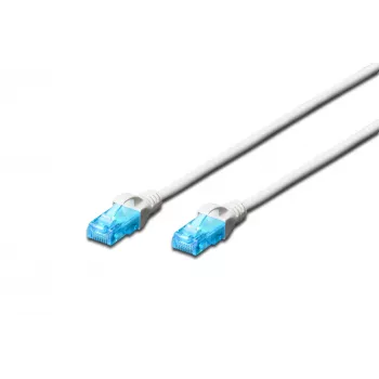 CAT 5e U-UTP patch kabelis 0,5 m baltas