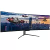LC-Power LC-M49-DQHD-120-C-Q LED monitorius 124,5 cm (49 inch) 5120 x 1440 UltraWide Quad HD QLED juodas