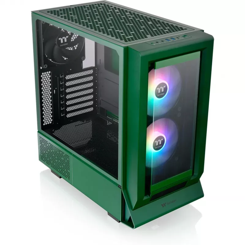 Termaltake Ceres 350 MX Midi-Tower korpusas, tamsiai žalia, 2x grūdintas stiklas