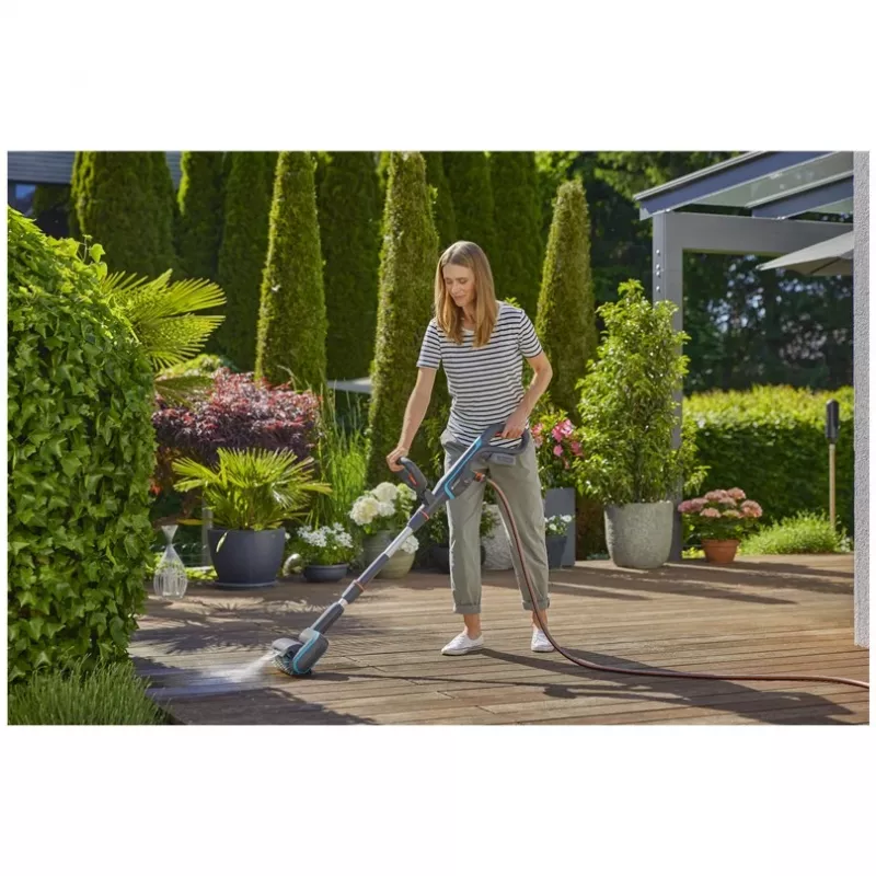 GARDENA 14848-20 statinės formos šepetys universalus medinėms terasoms