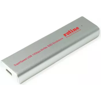 SSD korpusas ROLINE 16.01.4148 Sidabrinis M.2 10 Gbit/s USB Type-C
