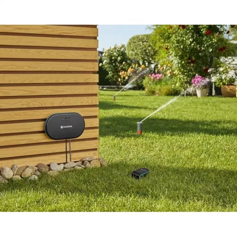 Gardena išmanusis laistymo valdiklis su jutikliu iki 6 vožtuvų (24 V)