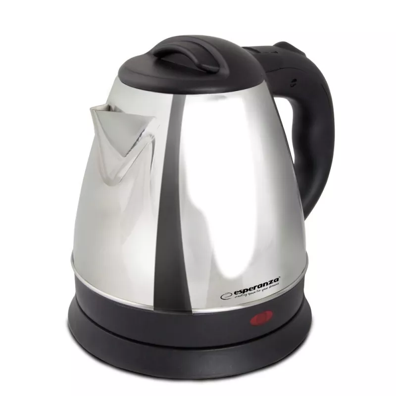 Elektrinis virdulys ESPERANZA 1.0 L nerūdijantis plienas ir plastikas, 1350 W, belaidis, automatinis išsijungimas