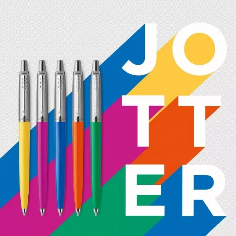 Parker Jotter Originals Blue – užsegamas ištraukiamas tušinukas