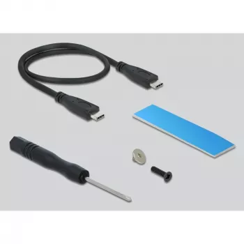 Išorinis korpusas DeLOCK M.2 NVMe PCIe SSD USB 3.2 Gen 2x2