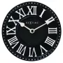NeXtime 5187zw London sieninis laikrodis, Ø16 cm, juodas/baltas