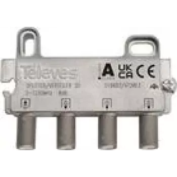 3 krypčių skirstytuvas Televes VT38FZ 5–1218 MHz 8 dB – koaksialinis RF signalo skirstytuvas