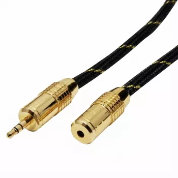 ROLINE GOLD 3,5 mm garso ilginimo laidas Kištukas / Lizdas 5,0 m (11.09.4755)