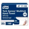 Popieriniai rankšluosčiai Tork Xpress Multifold Universal H2 2 sluoksniai, 23,4 x 21,3 cm (20 vnt.)