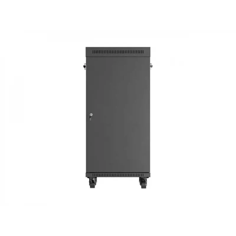 Stovimas serverio spintos rėmas LANBERG FF01-6624-12BL 24U 19 colių 600×600 mm, IP20, 1200 kg, juodas