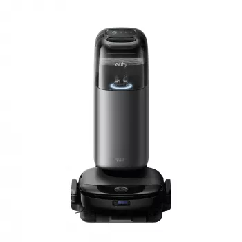 Anker Eufy | Robotinis dulkių siurblys su viskas vienoje stotele | Omni S1 | Šlapias ir sausas valymas | Maks. veikimo laikas 216 min | 4600 mAh | 8000 Pa | Pilka