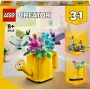 LEGO Creator Gėlė laistytuve 31149 – statomas gėlių modelis, 420 dalių, 120×150×130 mm