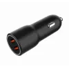 Automobilinis mobiliojo įrenginio įkroviklis Gembird TA-UC-A2QC36-CAR-01, 36 W, 12–24 V, cigaretinio žiebtuvėlio lizdui, juodas