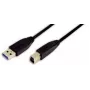 Logilink USB 3.0 kabelis - 9 kontaktų USB A (kištukas) - 9 kontaktų USB B (kištukas) - 3 m (CU0025)