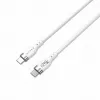 HYPER HyperJuice 240W Silikoninis USB-C į USB-C laidas (1 m) – Baltas