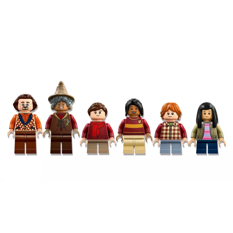 LEGO Harry Potter 76452 „Quidditch Supplies“ ledų kiosko mini konstruktorius, 795 dalių, 6 minifigūrėlės, nuo 8 m.