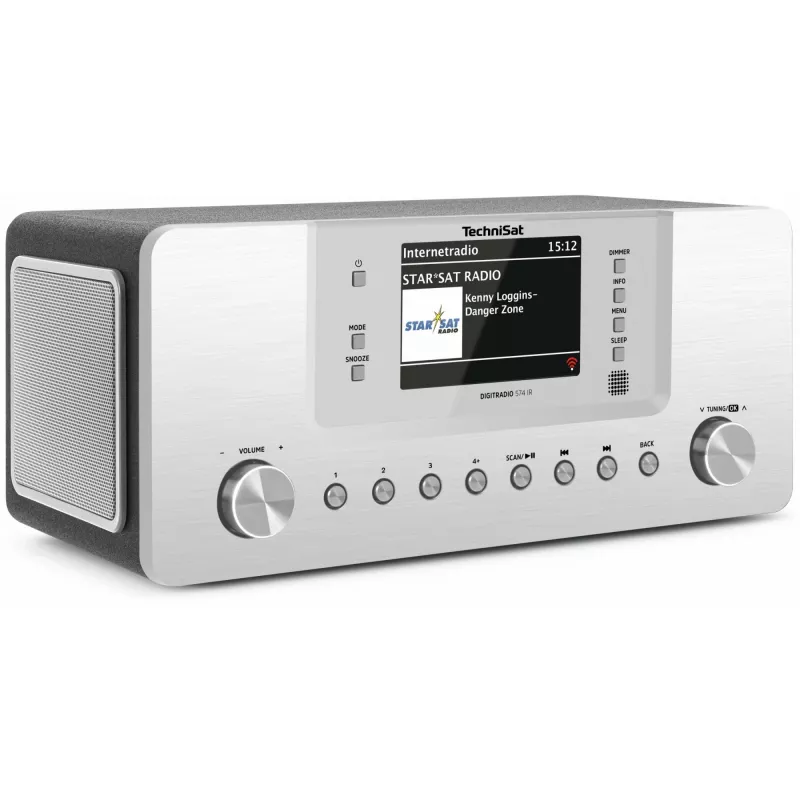 TechniSat DigitRadio 574 IR - Garso sistema - 2 x 5 W - Sidabrinė (0001/2951)