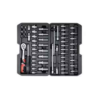 Veržliarakčių rinkinys YATO 56 vnt 1/4 colio 14501