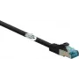 Renkforce RF-5047476 tinklo kabelis juodas 3 m Cat6a S/FTP (S-STP)