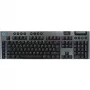 Logitech G G915 X - Tastatur - LIGHTSPEED - Hintergrundbeleuchtung - kabellos - 2.4 GHz, Bluetooth, USB - QWERTZ - Schweiz - Tastenschalter: GL Tactil