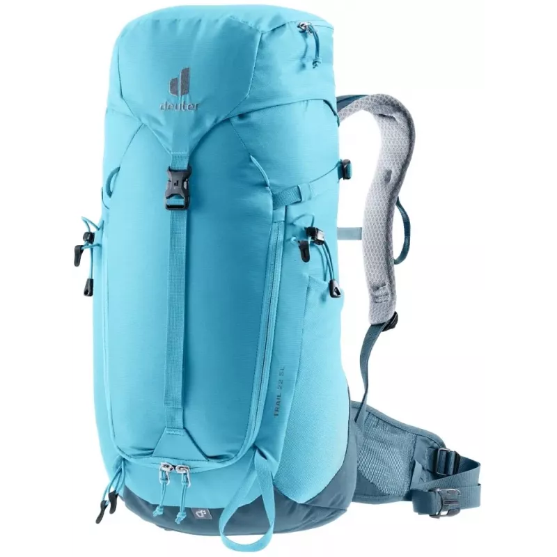 Kuprinė DEUTER Trail 22 SL moteriška žygiams, 22 L, lagūna-atlantas, poliesteris, 990 g