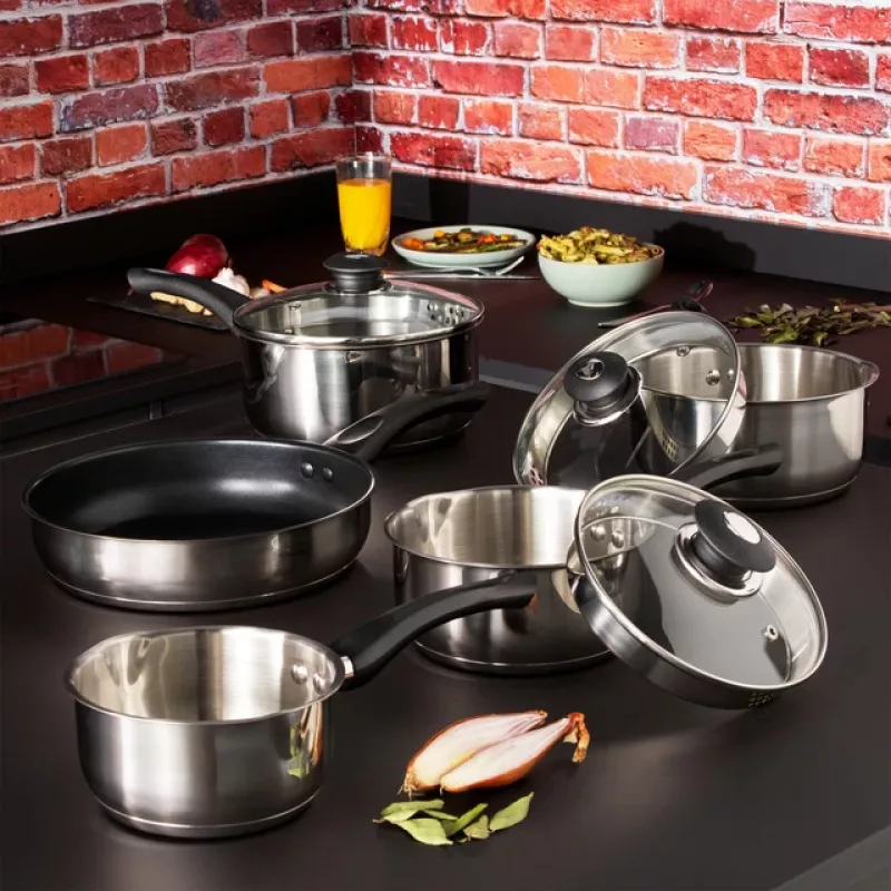 Indų rinkinys Russell Hobbs RH00543EU7 – 5 dalių, nepridegantis, tinkamas plauti indaplovėje