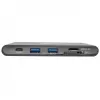 USB-C Dock - 4K HDMI, VGA, USB 3.2 Gen 1, USB-A/C šakotuvas, Gigabit Ethernet, atminties kortelių lizdai, 100W PD įkrovimas