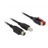 USB laidas DeLOCK 85489 USB 2.0 3 m USB B juodas