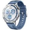 Išmanusis laikrodis HUAWEI WATCH GT5 46 mm – 1,43 colio AMOLED, GPS, 524 mAh, nerūdijančio plieno korpusas, mėlyna austa juosta
