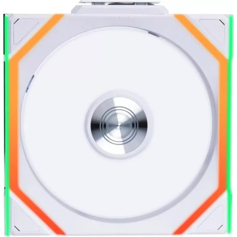 120 mm Lian Li UNI FAN SL-INF Wireless ARGB PWM — Baltas, modulinė magnetinė ventiliatorių sistema