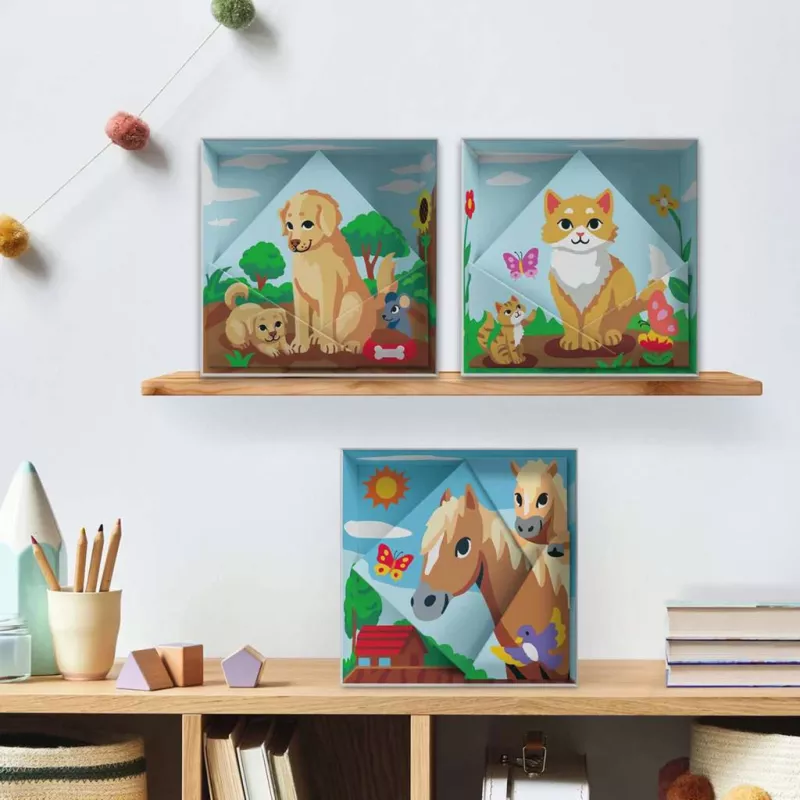 Vaikų liejimo ir dažymo rinkinys Ravensburger 25868 – arklių motyvas, nuo 7 metų