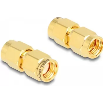 DeLOCK adapter RP-SMA kištukas į SMA kištuką C6801 Jungties tipas SMA Skersmuo 9 mm