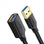 USB 3.0 ilginimo laidas adapteris UGREEN 10368B — USB A lizdas į USB A kištuką, 1 m, juodas