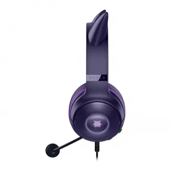 Razer Kraken Kitty V2 - Pokemon Gengar Ed. ausinės Laidinės ausinės Galvos juosta Žaidimų USB Type-A Rožinė