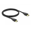 DisplayPort kabelis DeLOCK 82423 1 m vyriškas-į-vyrišką juodas
