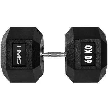 Hantelis 60 kg HMS HEX-PRO 60