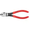 Šoniniai pjaustytuvai Knipex 74 01 160, chromo-vanadinis plienas, plastikinė rankena