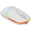 Canyon MW-22 CNS-CMSW22SW Pelė – 2 in 1 Bluetooth/2,4GHz – optinė – 800/1200/1600DPI – 4 mygtukai – RGB apšvietimas – įkraunama – Sniego Baltumo