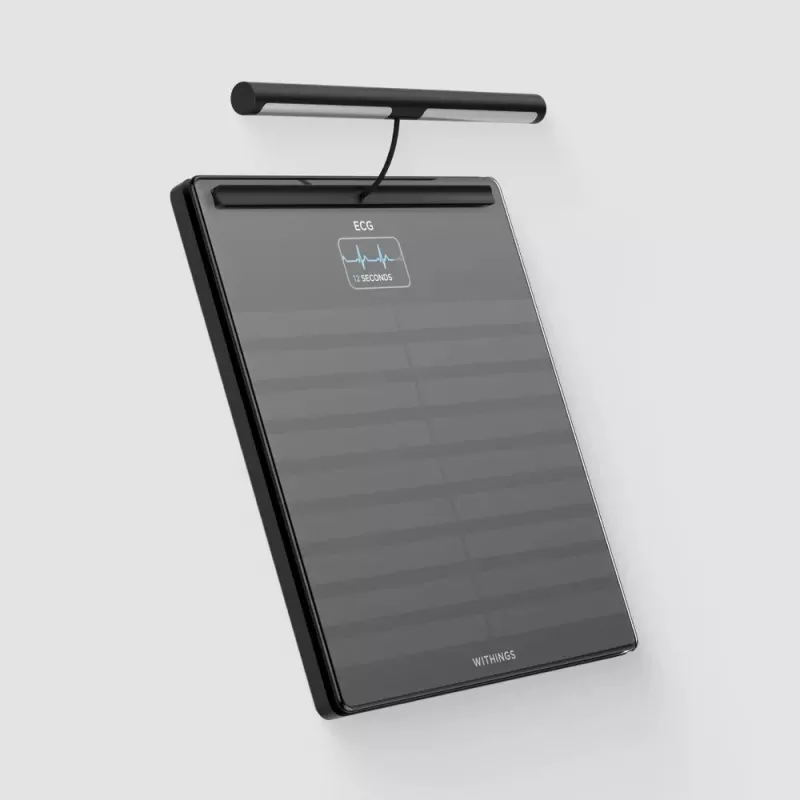 Svarstyklės elektroninės asmeninės Withings BODY SCAN Square Black