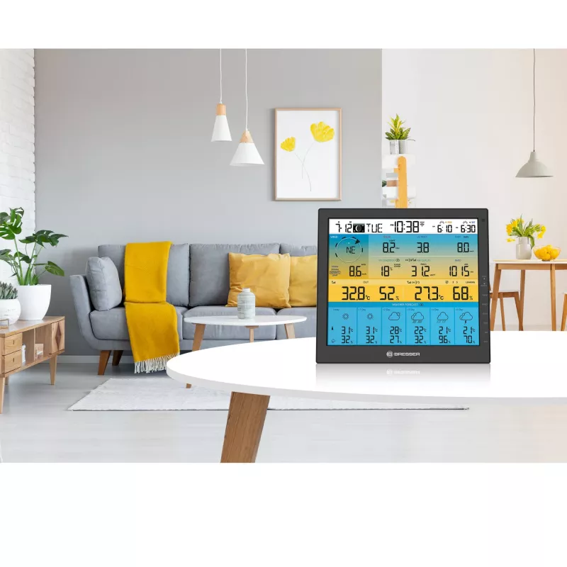 Skaitmeninė orų stotis Bresser Optics 7003220 Juoda LCD Wi-Fi