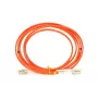 Skaidulinis optinis kabelis FTTH Extralink EX.3753 OM2 3 m LC–LC pilnas dupleksas, raudonas
