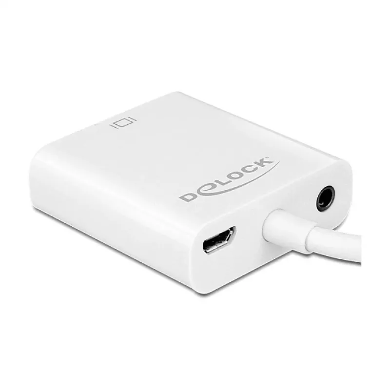 USB grafikos adapteris DeLOCK 65557 1920 x 1080 pikseliai Baltas