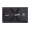 Gamemax GX 650GF 650W maitinimo blokas, 80 PLUS Gold, pilnai modulinis