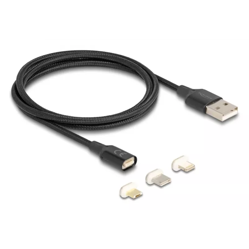 USB kabelis DeLOCK 88165 1 m USB A juodas