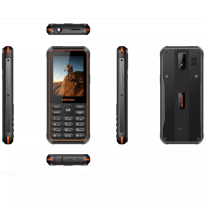 Mobilus telefonas UleFone Phone Armor Mini 3 2G 2,8 colio juodas