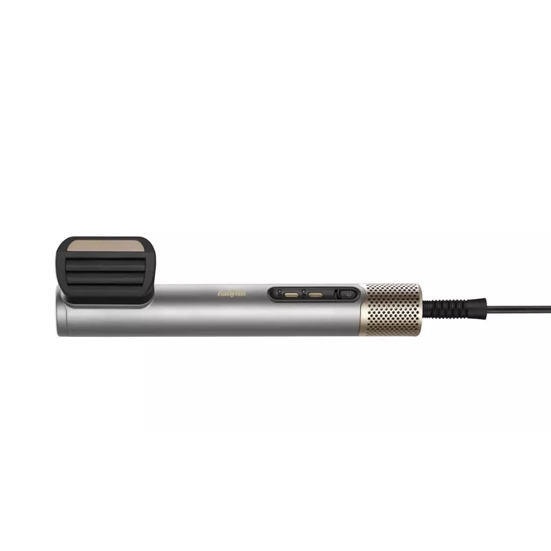 Plaukų formavimo rinkinys BABYLISS AS6555E — Airflow technologija, 4 šildymo lygiai, 2,5 m laidas, sidabrinis/auksinis