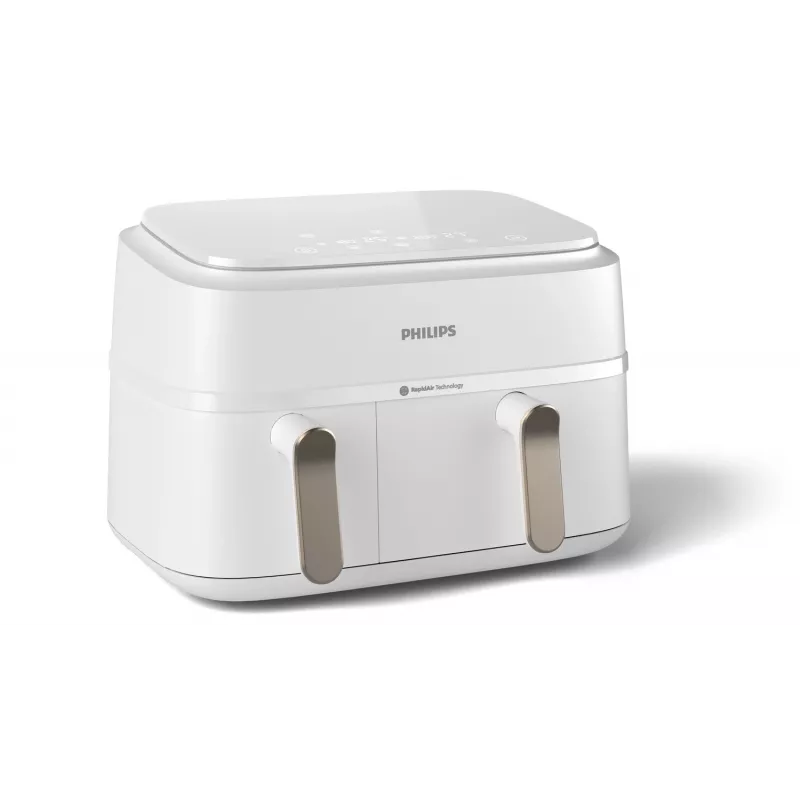 Philips 3000 serijos NA353/10 dviguba karšto oro gruzdintuvė 9 L 2750 W sidabrinė, balta