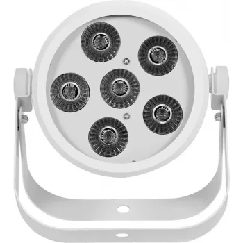 LED PAR šviestuvas EUROLITE Silent Par 6 QCL Floor RGBW 6x4W – kompaktiškas grindinis PAR su RGBW šviesos diodais